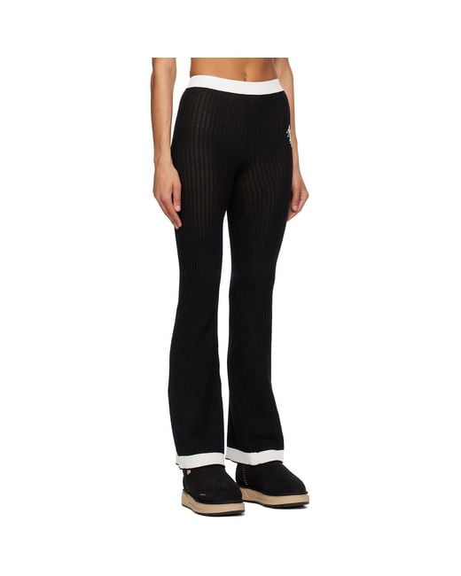 Amiri Black Flared Lounge Pants