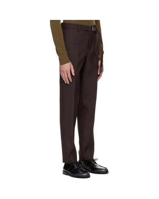 Sacai Black Suiting Trousers for men