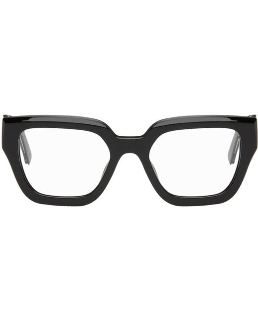 Marni Black Retrosuperfuture Edition Hallerbos Forest Glasses for men
