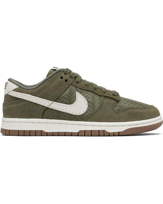Nike Black Khaki Dunk Low Premium Se Sneakers