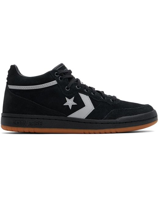 Converse Black Suede Mid-Top Sneakers for men