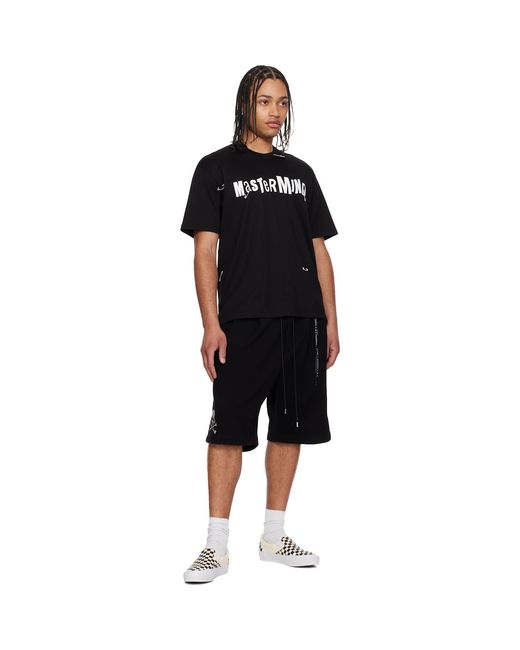 Mastermind Japan Black Safety Pin T-Shirt for men