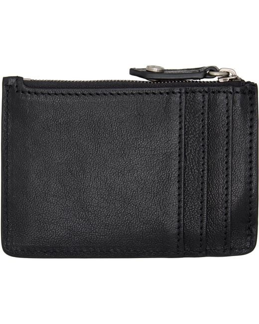 Vivienne Westwood Black Slim Long Card Holder for men