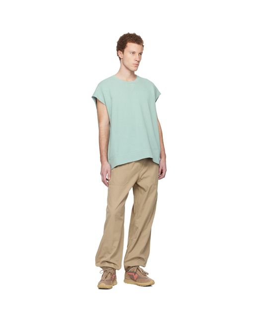 Visvim Green Mondo S/L Dmgd Sweatshirt for men