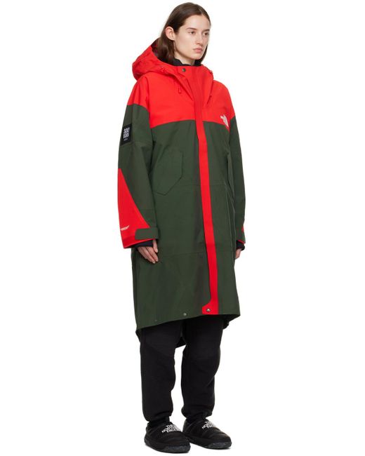 Undercover Black Red & Green The North Face Edition Geodesic Shell Coat