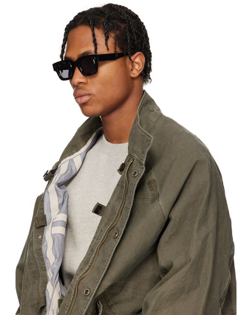 AKILA Black Ssense Exclusive Casia Sunglasses for men
