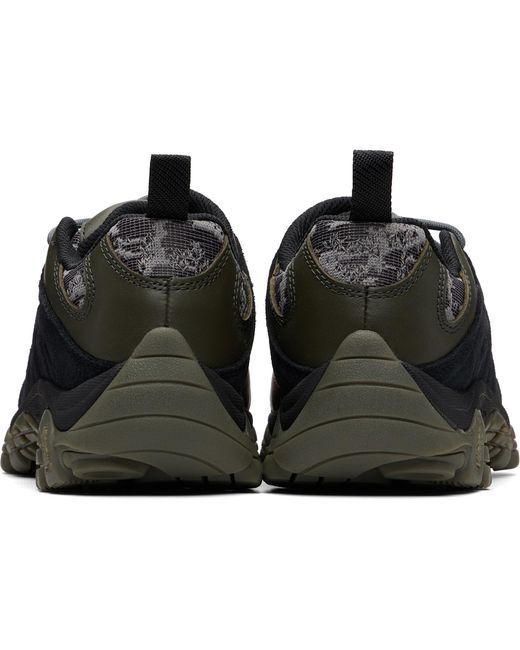 Merrell Black Moab 2 Remix Leather Sneakers for men