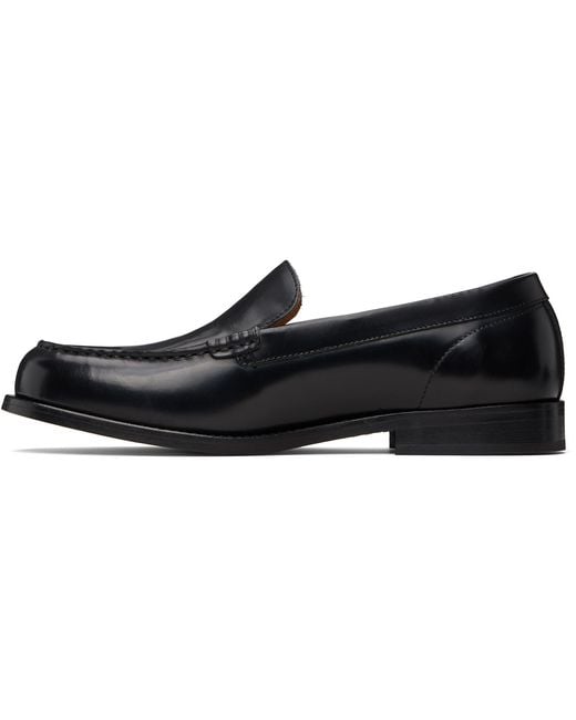 A.P.C. Black Moc Loafers
