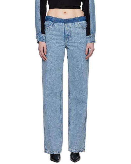 Christopher Esber Blue Deconstruct Jeans