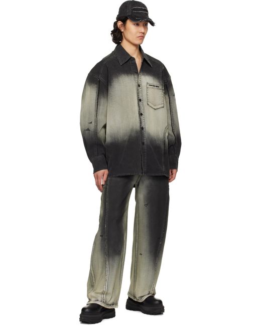 Feng Chen Wang Black Shirt for men