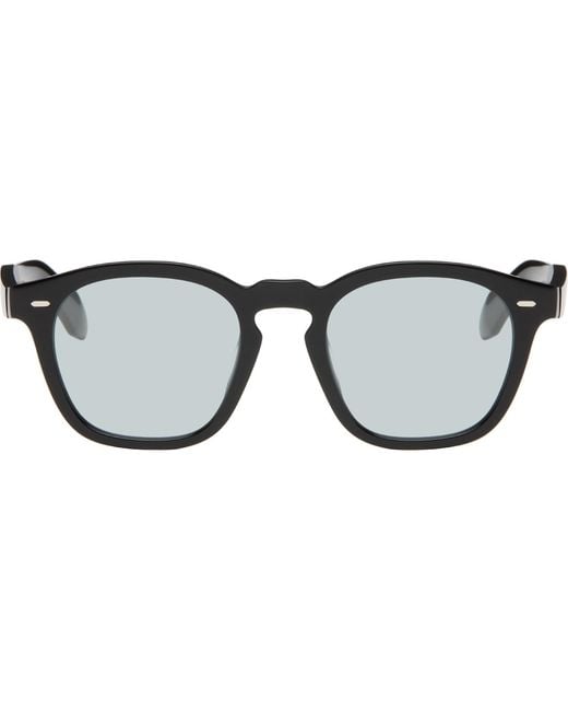 Oliver Peoples Black N.03 Sunglasses for men