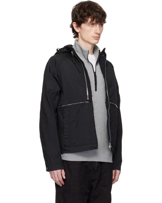 メンズ Stone Island ブラック Nylon Metal Watro-Tc Econyl ジャケット Black
