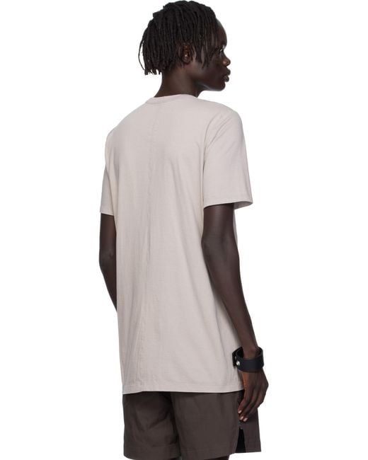 Rick Owens Black Off- Concordians Level T-Shirt for men