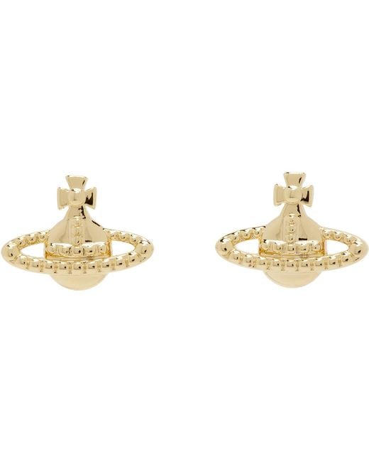 Vivienne Westwood Black Farah Earrings for men