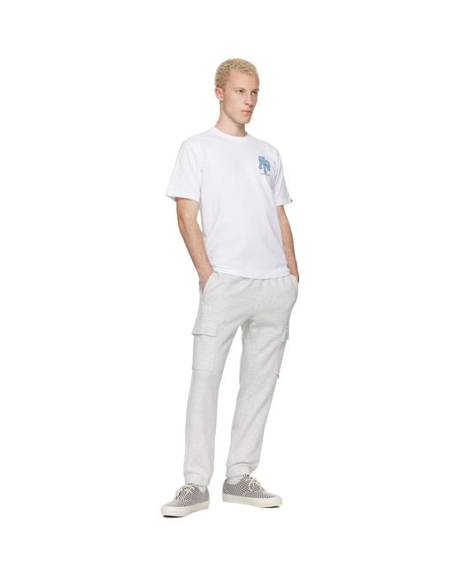 Aape By A Bathing Ape Multicolor 'Aapenow' Moonface Cargo Sweatpants for men