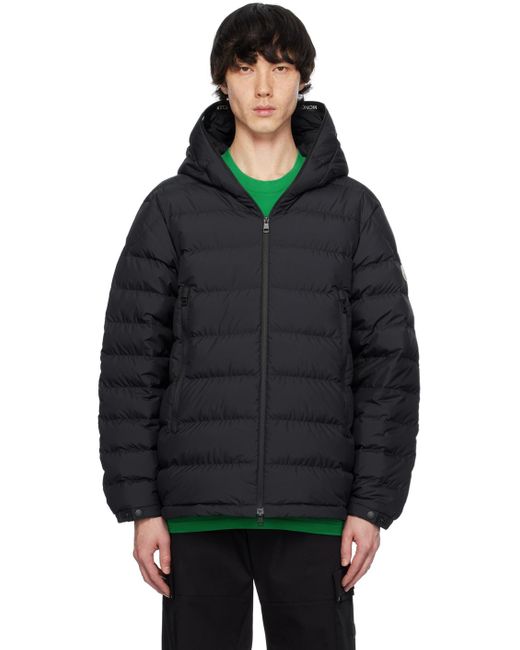 Moncler Black Navy Chambeyron Down Jacket for men