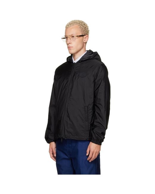 Burberry Black Check Reversible Jacket for men