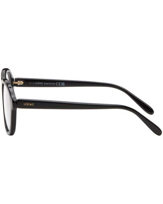 Loewe Black Thin Glasses for men
