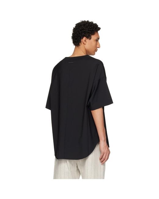 Fear Of God Black Relaxed S/S T-Shirt for men