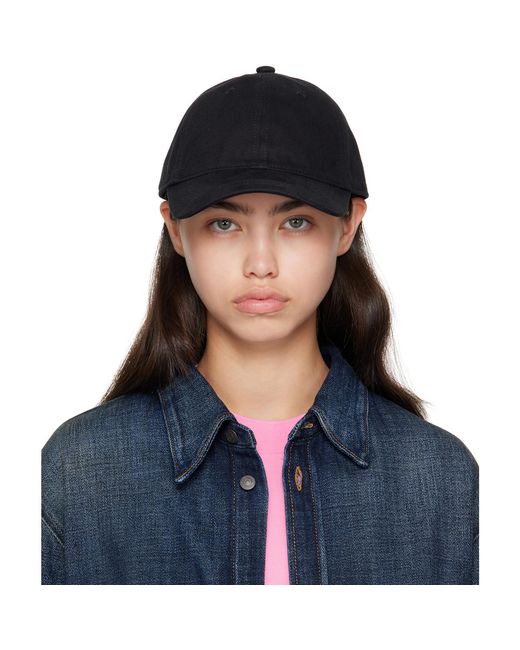 Acne Blue Twill Logo Cap