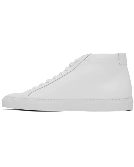 Common Projects Black Achilles Mid Sneakers for men