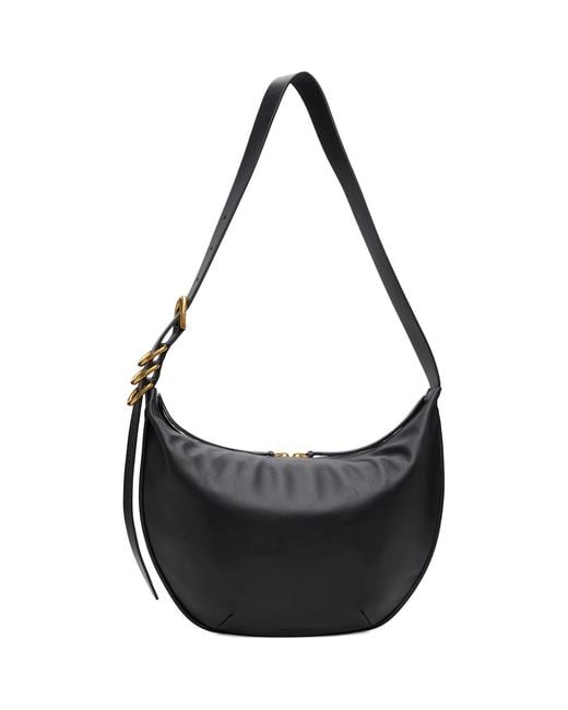 Rag & Bone Black Mercer Medium Leather Shoulder Bag
