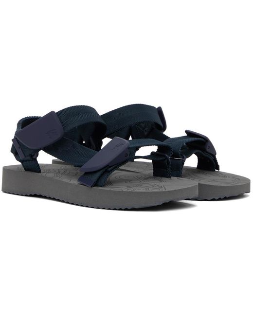 Burberry Black Trek Sandals
