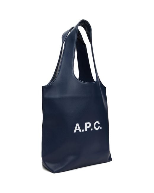 A.P.C. Blue Ninon Small Tote