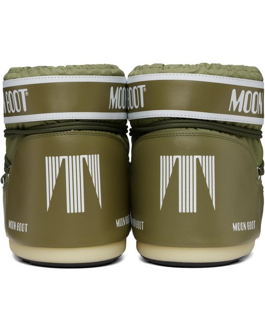 Moon Boot Green Icon Low Nylon Boots for men