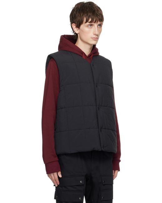 Burberry Black Quilted Puffer Vest for men