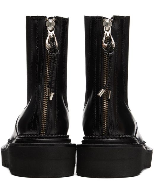 Toga Black Side Gore Metal Boots