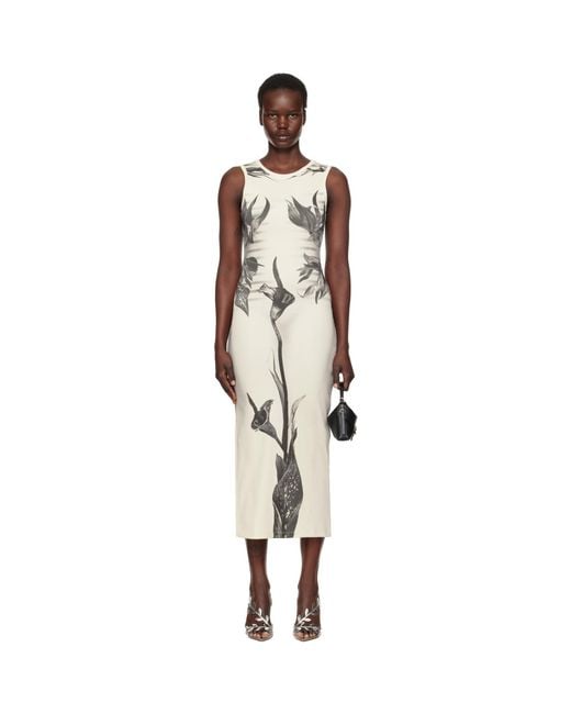 Jean Paul Gaultier Black 'The Flower Body Morphing Marinière' Maxi Dress