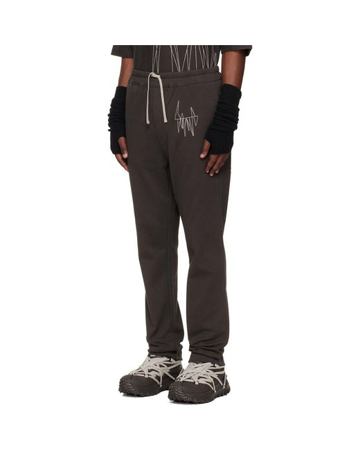 Rick Owens Black Moncler + Jogger Sweatpants for men