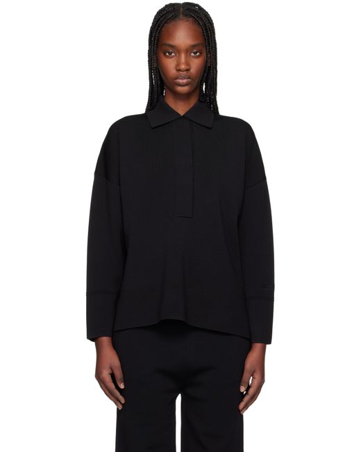 Max Mara ブラック Vand ニットポロシャツ Black
