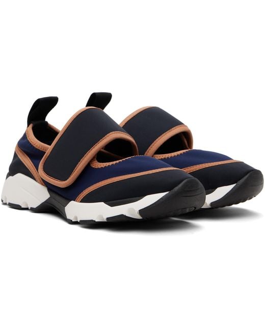 Marni Black Velcro Sneakers