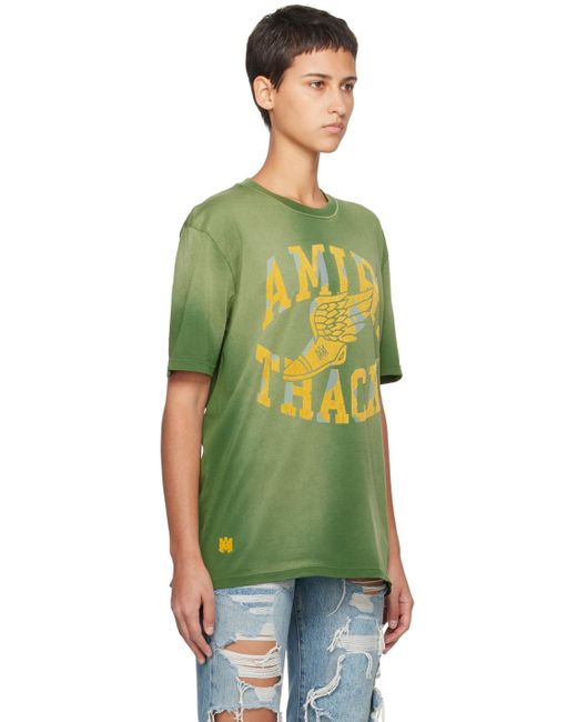 Amiri Green Graphic T-shirt