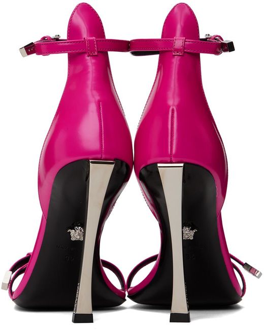 Versace Pink Pin-point Sandals