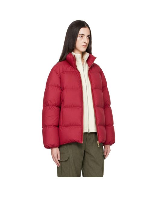 Moncler Red Vivantesse Down Jacket