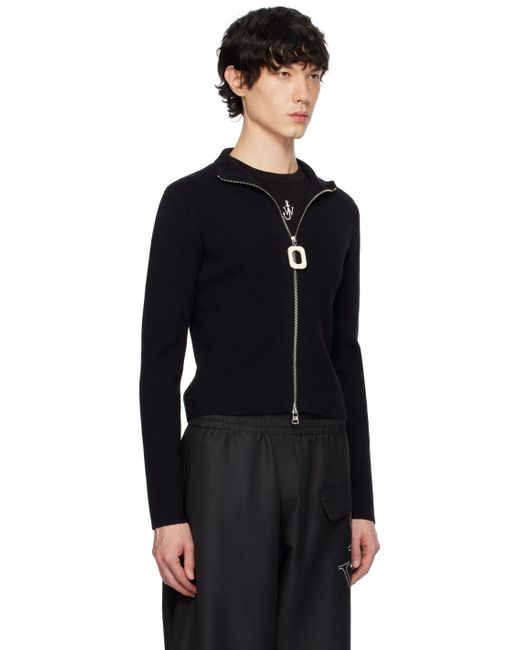 J.W. Anderson Black Fitted Cardigan for men