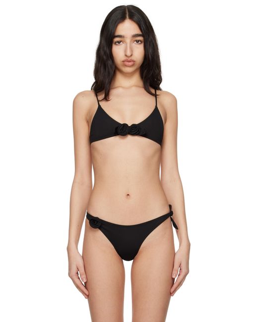 Coperni ブラック Flower ビキニトップ Black