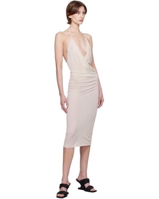 Rick Owens Black Off- Hollywood Draped Dress