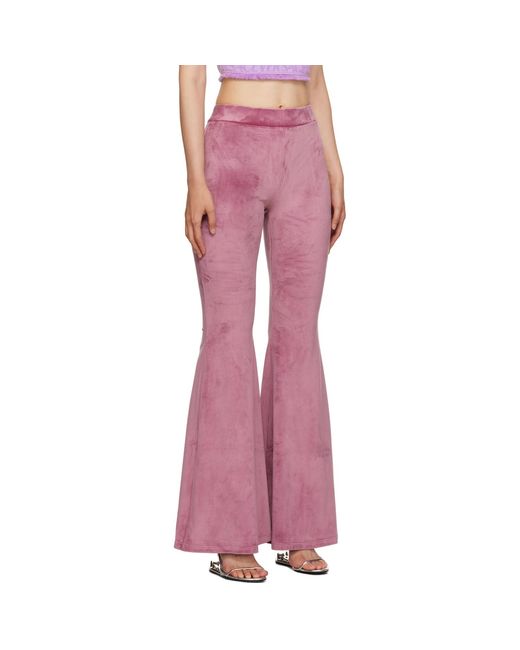 Gcds Pink Flared Trousers