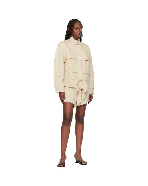 Isabel Marant Natural Off- Birva Shorts