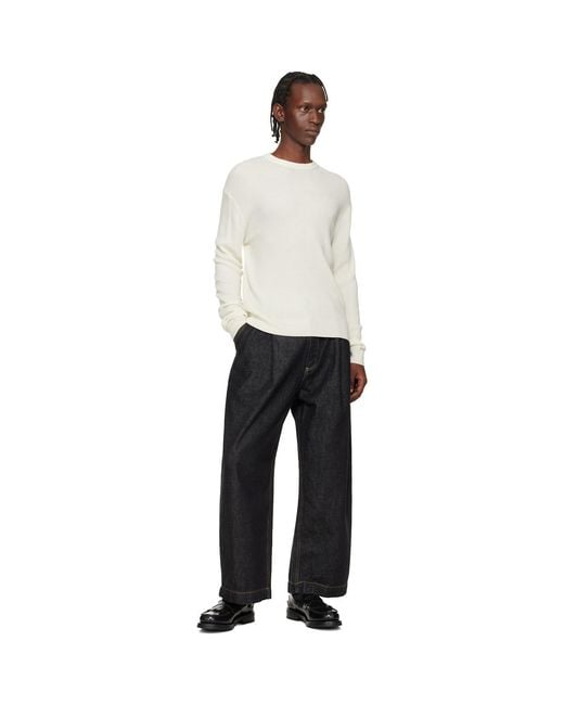 Studio Nicholson Black Puch Italian Denim Jeans for men