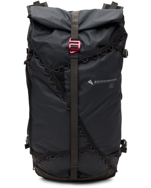 Klattermusen Black Ull Backpack, 20 L for men
