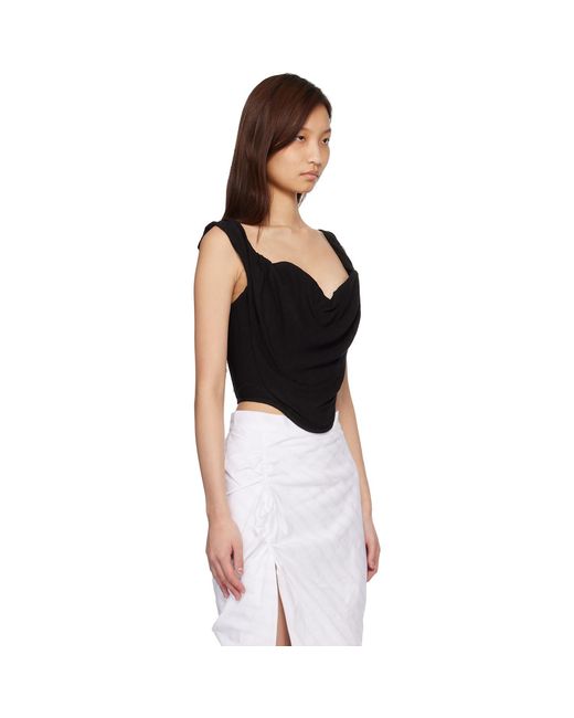 Vivienne Westwood Black Sunday Corset Top