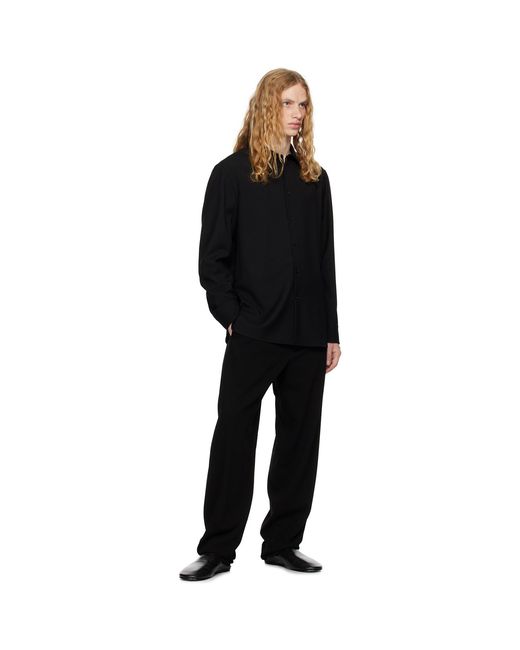 The Row Black Beto Shirt for men