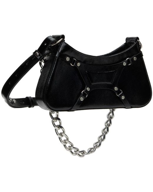 M I S B H V Black Crossbody Fetish Bag