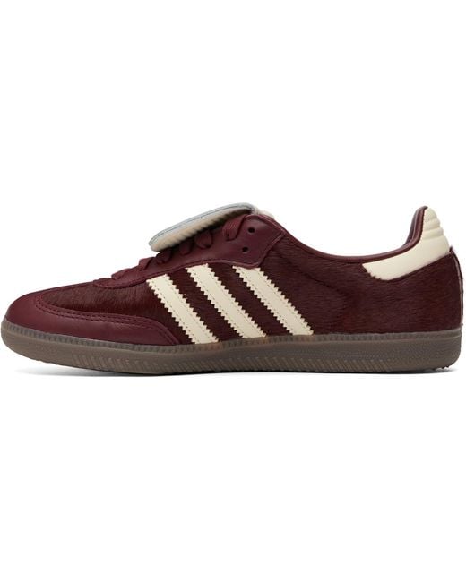 Adidas Originals Black Burgundy Samba Lt Sneakers for men