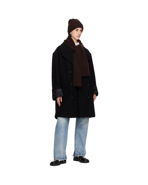 Maison Margiela Black Cashmere Scarf